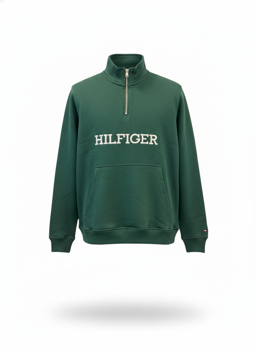 Tommy Half Zipper Sweat Shirt